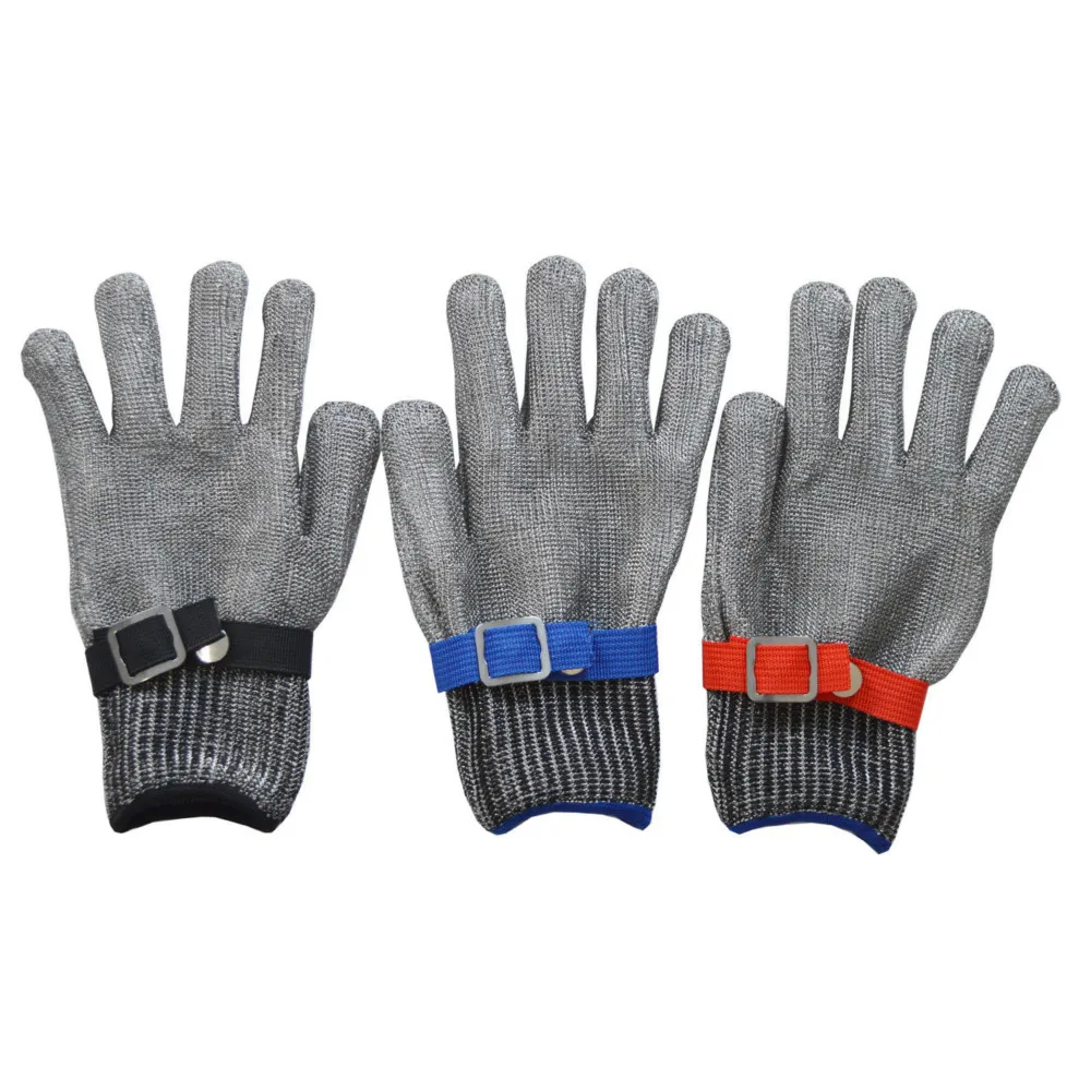 

Cutting wire anti-knife cutting gloves motor steel ring steel stainless steel 5 grade iron gloves elastic adjustment
