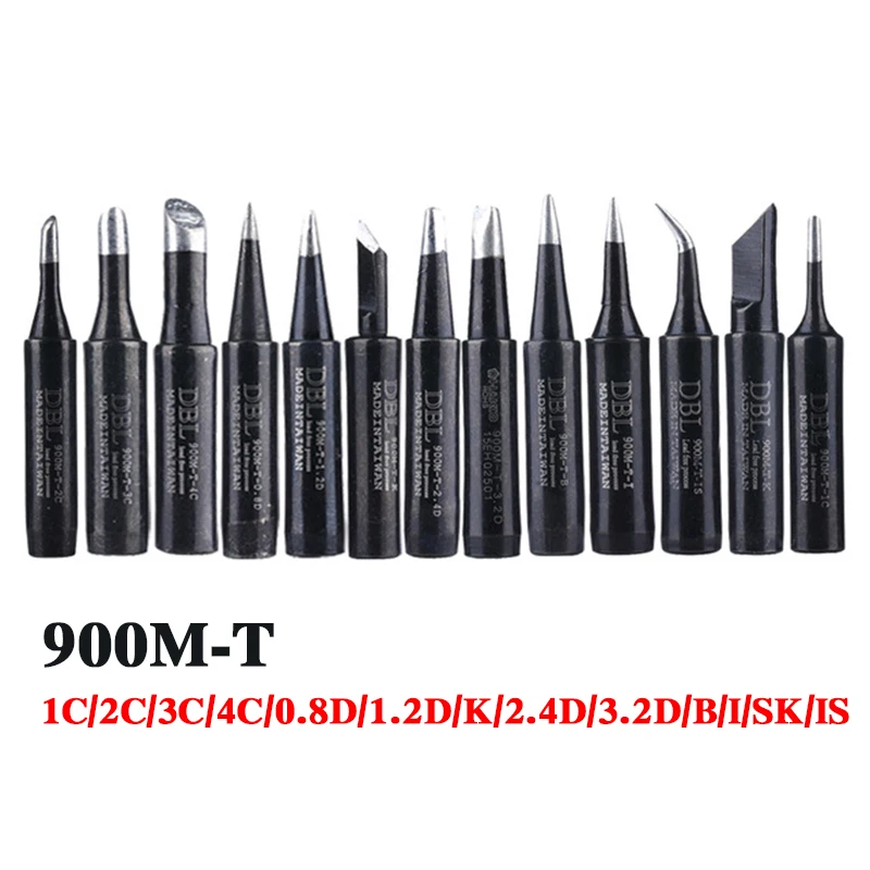 13pcs-lot-Lead-free-Soldering-Iron-Tips-Solder-Tips-900M-T-K-900M-T-I-900M