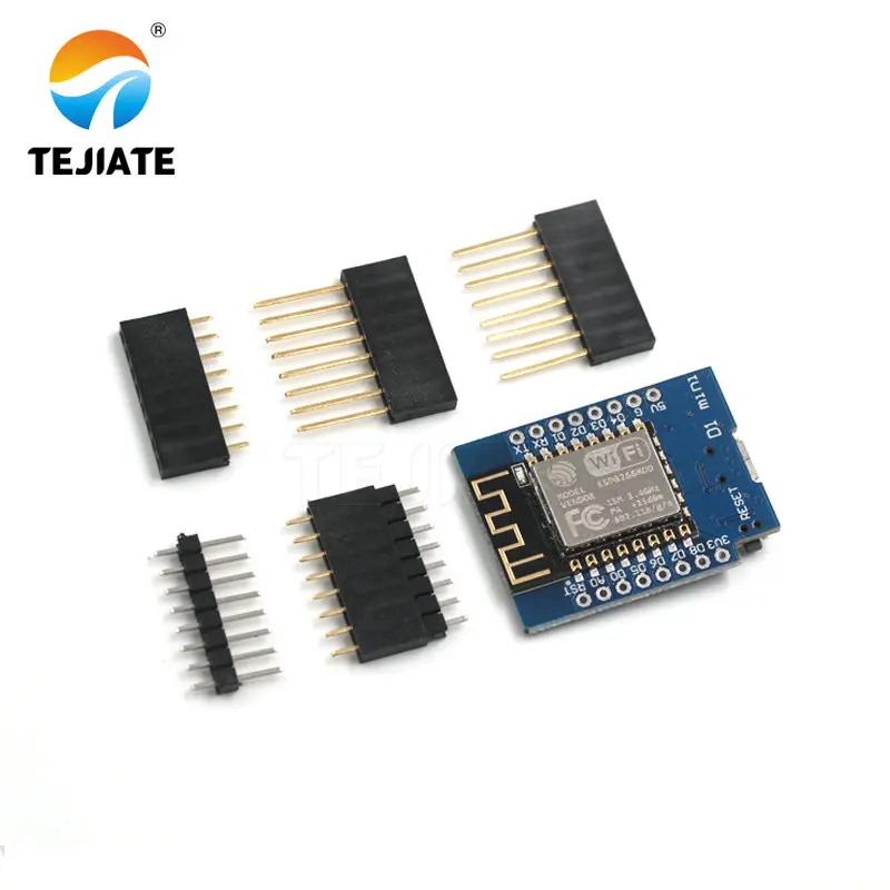 SESP8266 ESP 12 CH340G V2 USB WeMos D1 Mini WIFI макетная плата NodeMCU Lua IOT 3 В с контактами|Интегральные