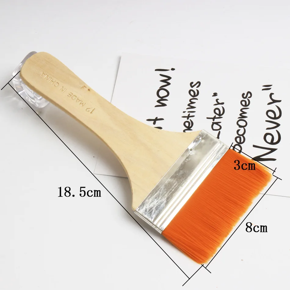 Высококачественная нейлоновая кисть для рисования маслом, щетка для барбекю, нейлоновая щетка для чистки щетинок, инструмент для чистки