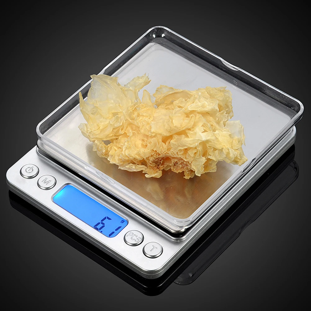 

2kg X 0.1g Mini Coffee Scale Tea Kitchen Digital Scale LCD Display Precision Electronic Jewelry Diamond Balance Weighing Scales