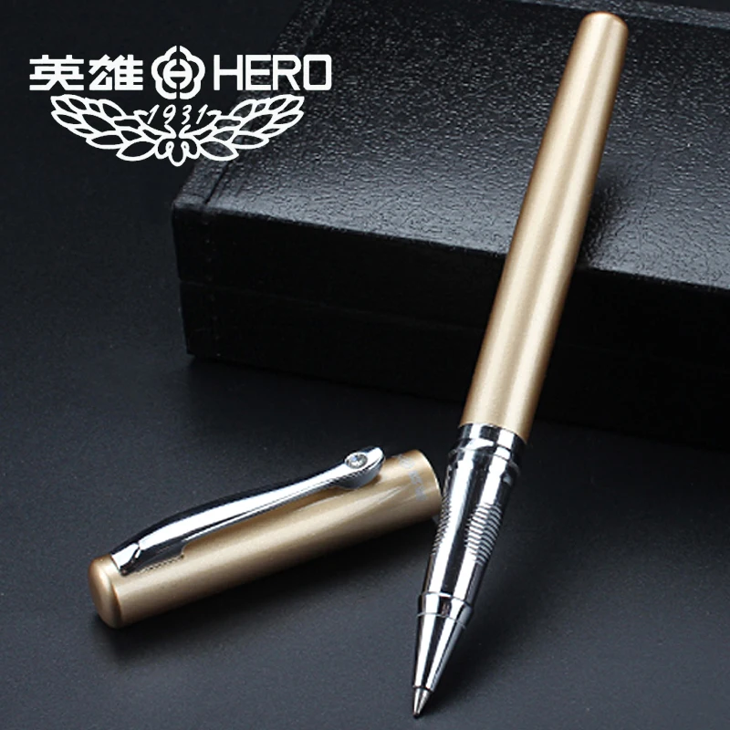 

QSHOIC box gift pen box metal pen metal ballpoint pen Birthday gift custom writing roller ball pen