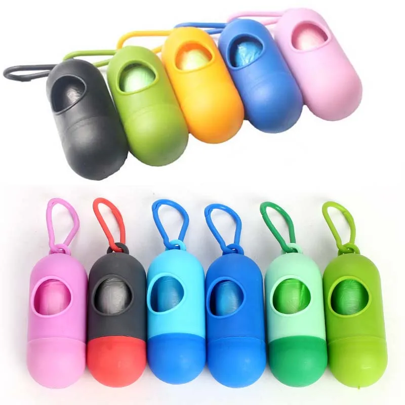 

1roll/20 Bags Household Cleaning Rubbish Bag With Case Disposable Removable Garbage Bag Random Color Travel Outside Carried Easy
