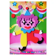 New DIY Handmade 3D EVA Foam Sticker Cartoon Animal Puzzle Baby Leaning Educational font b Toys