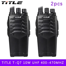 (2 PCS) two way radio BUXUN T-Q7 Drop the waterproof Hotel road Three 10w power proofing walkie talkie