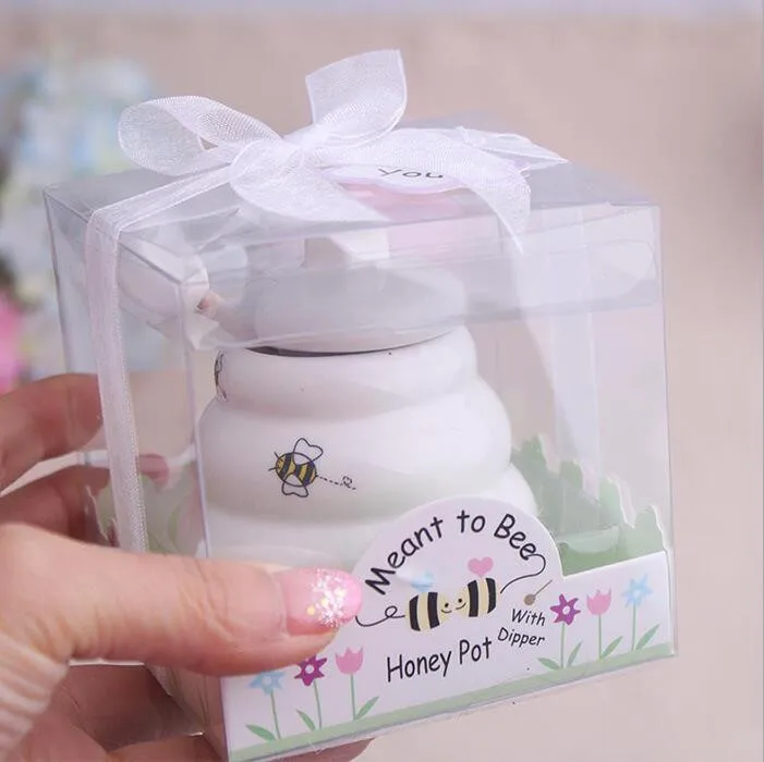 40SET-Lot-Meant-to-Bee-Ceramic-Honey-Pot-wedding-favor-baby-shower-party-birthday-gift-children (2)