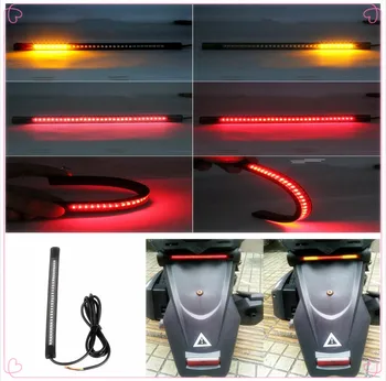 

Motorcycle Strip LED Tail Brake Stop Turn Signal Light for YAMAHA TIGER 1050 SpoRt 1200 EXPLORER 800 XC XCX XR XRX