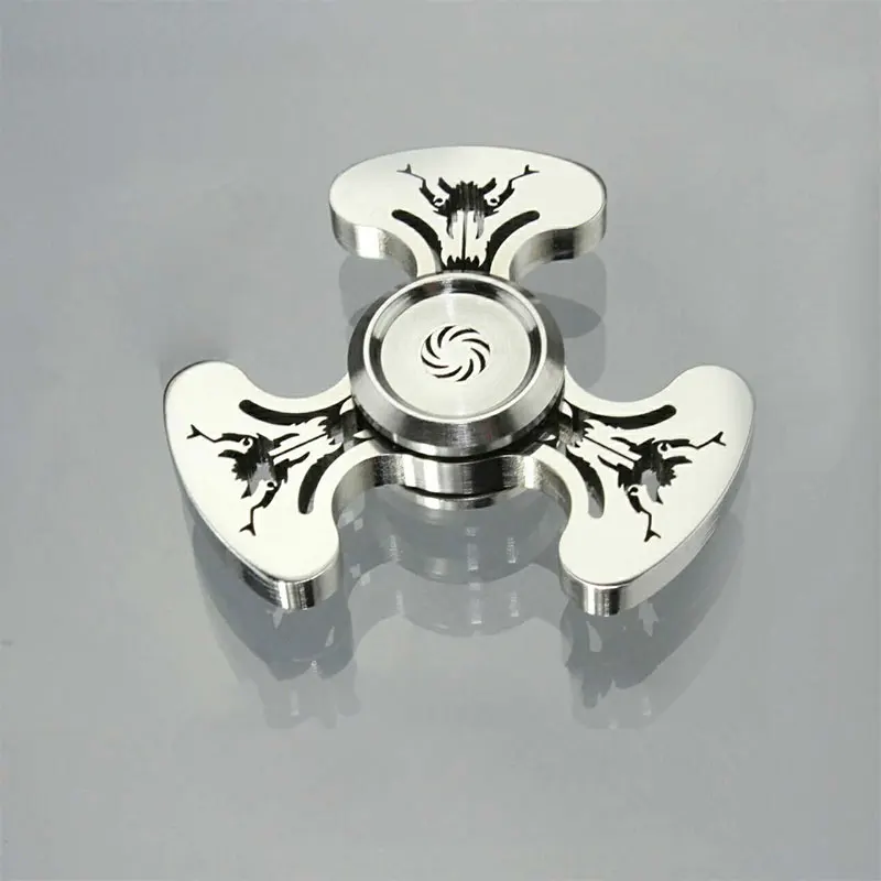 

Stainless Steel Bloodthirsty Hunting Fingertip Gyro Fidget Spinner Finger Anti-Spiral Adult Anti Stress EDC Kids Funny Toy