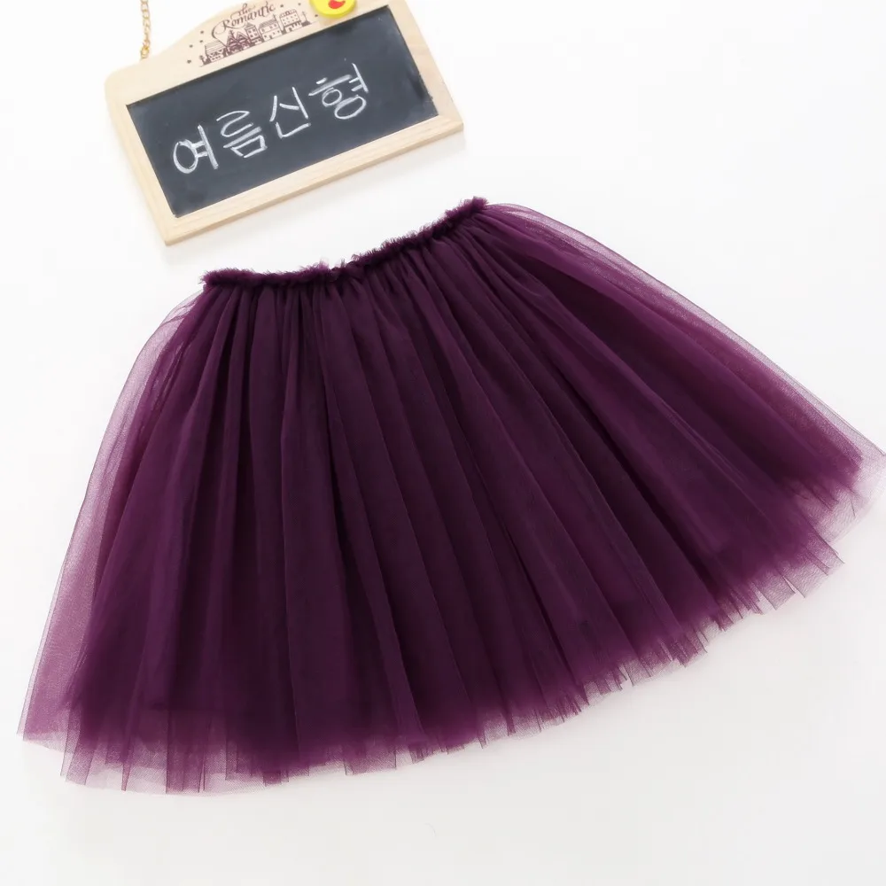 Юбки для девочек г. Детская плиссированная юбка-пачка многослойная сетчатая юбка для девочек бальная юбка принцессы с эластичной резинкой на талии BC252