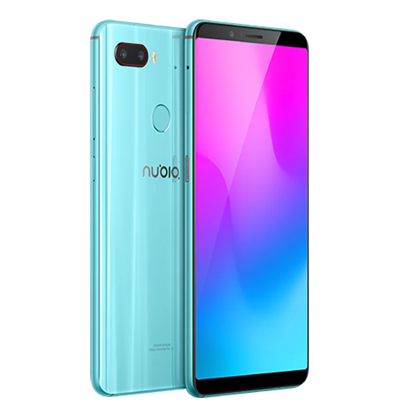 ZTE Nubia Z18 Mini Cell Phone 5.7 inch Screen 6GB RAM 128GB ROM Octa Core Snapdragon 660 Android 8.1 Dual Rear Camera Smartphone