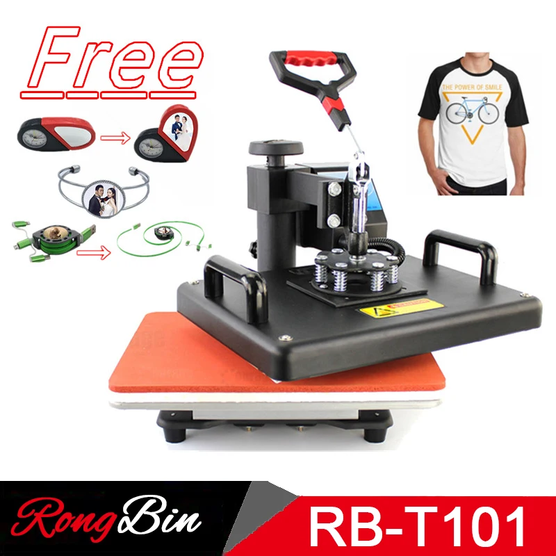 melhor 12x15 Polegada Sublimação T shirt Swing Máquina Da Imprensa do Calor Digital Transferência de Calor T shirt Impressora de Sublimação De Impressão DIY