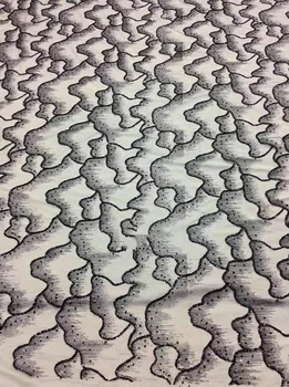 

Fast Delivery Embroidered sequins African lace fabric with super quality for sewing
