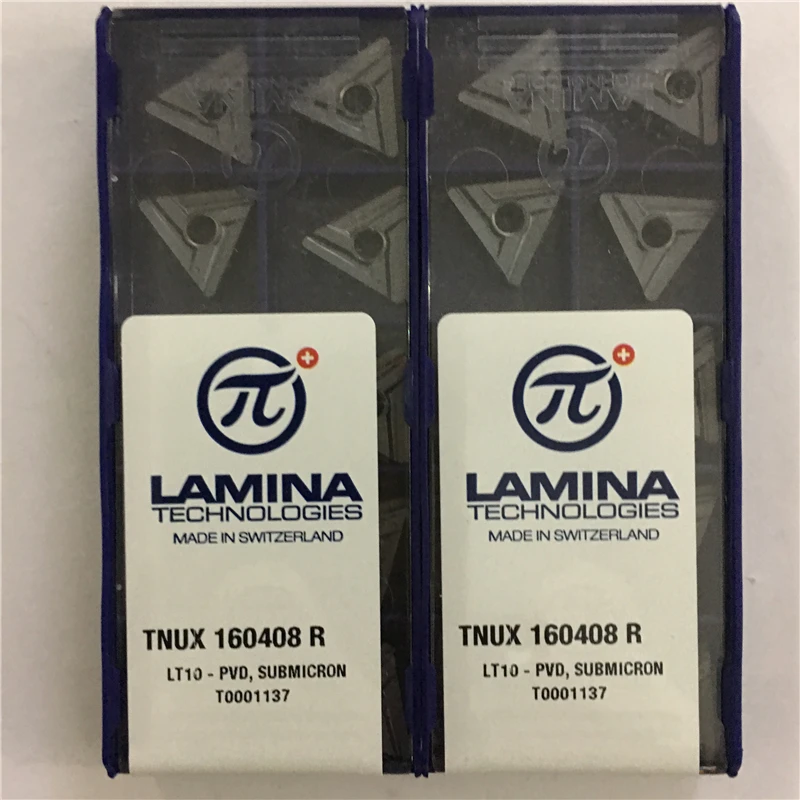 TNUX160408R LT10 100% Original LAMINA carbide