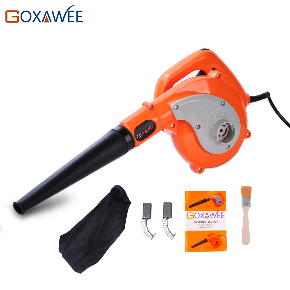 

GOXAWEE 600W Air Blower with 6 Variable Speed Electric Dust Blower Vacuum Dust collecting 2 in 1 Computer dust collector