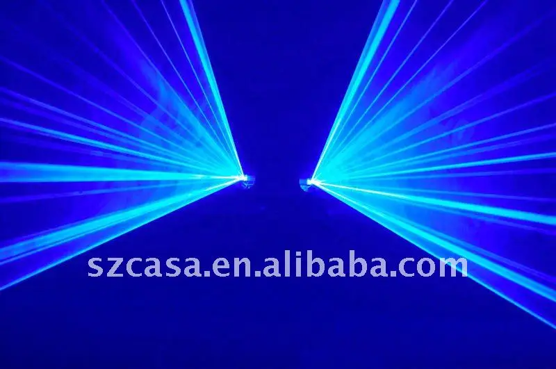 double blue 200mW laser beautiful stage light DJ disco AUTO SOUND laser show system