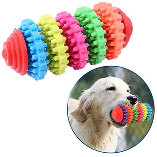 Wholesale Colorful Rubber Pet Dog Puppy Dental Teething Healthy Teeth