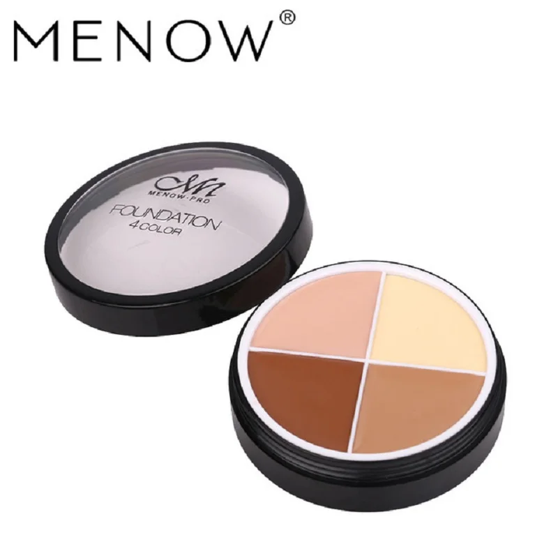 

makeup eyes cosmeticos bb glow MENOW Menor Foundation Cream Four-Color Concealer