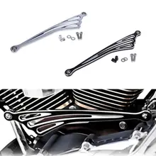 Black Chrome Wing CNC Gear Shift Lever Shift Linkage For Harley Touring Road King Softail Street Glide Trike 1984-15 2016 2017 koleroader aluminum hollow black cnc gear shift lever linkage shifter link for harley sportster 48 72 xl883 xl1200 2004 2017
