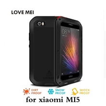 Любовь Мэй для xiaomi MI5 M5 дело жизнь Водонепроницаемый противоударный пылезащитный броня Тонкий верхний для xiaomi MI Телефон случаях Gorill стекла