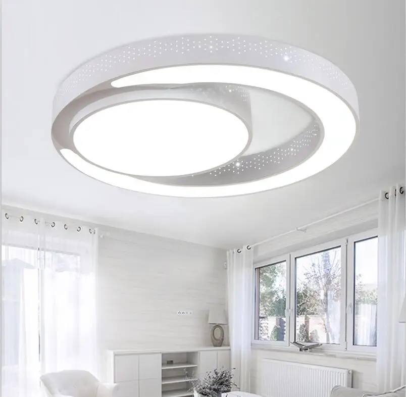 

LED ceiling lamp modern creative arts master bedroom minimalist geometry pastoral children's room warm