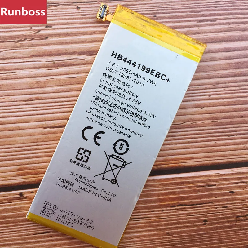 Новый HB444199EBC + 2550 мА/ч для Huawei Honor 4C C8818 mп-CL00 CHM-TL00H CHM-UL00 CHM-U01 G Play Mini CHC-U01 CHC-U03 батарея |