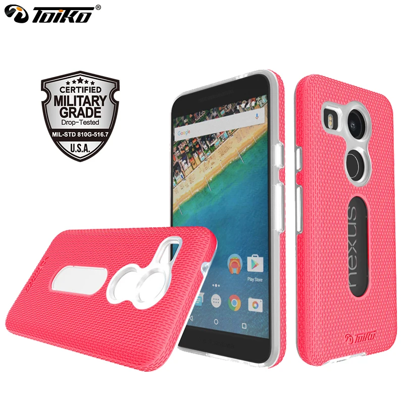 

TOIKO X Guard Hybrid Protective Phone Cases for LG Google Nexus 5X Shockproof Dual Layer PC TPU Bumper Covers Rugged Armor Shell