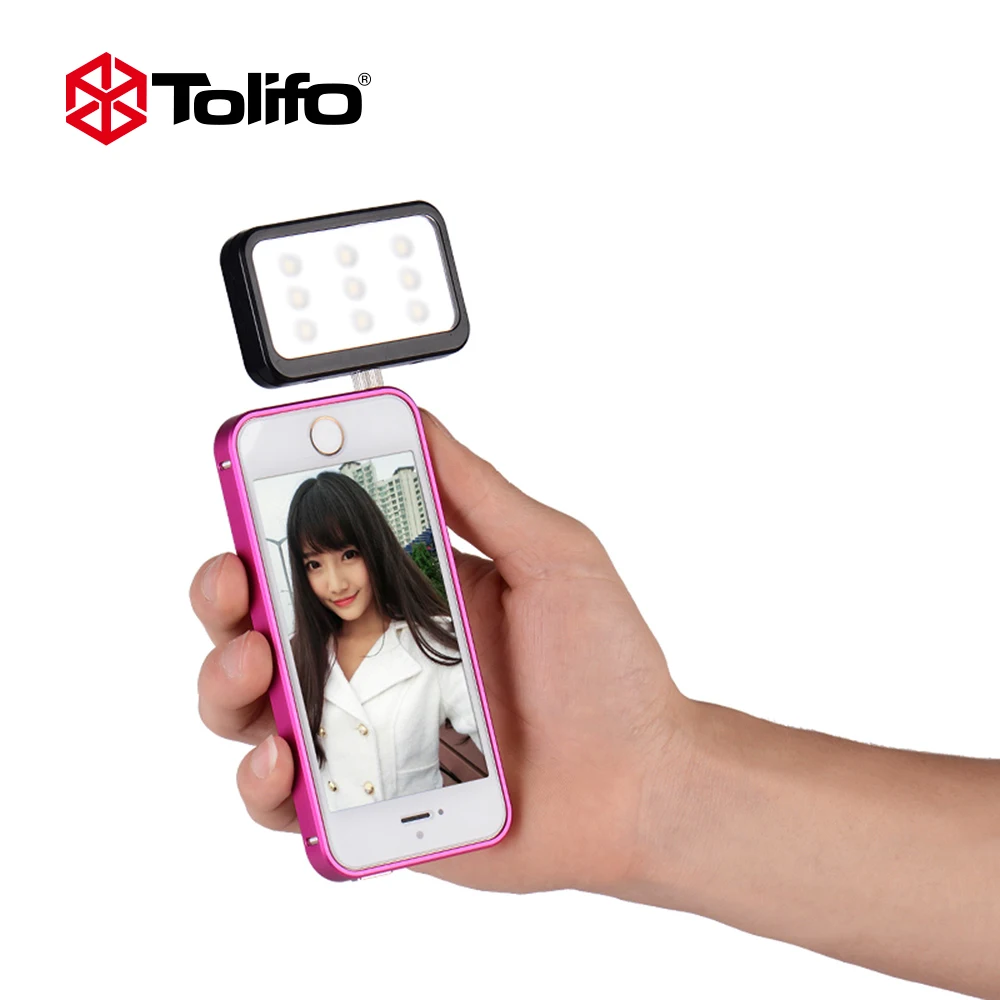 Tolifo HF0901 Professional Smartphone Selfie Flash LED Light Planel with Constant Light For