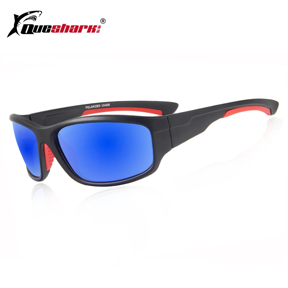 QUESHARK Men Women Polarized Sunglasses Cycling Hiking Fishing Glasses Uv Protection Sports