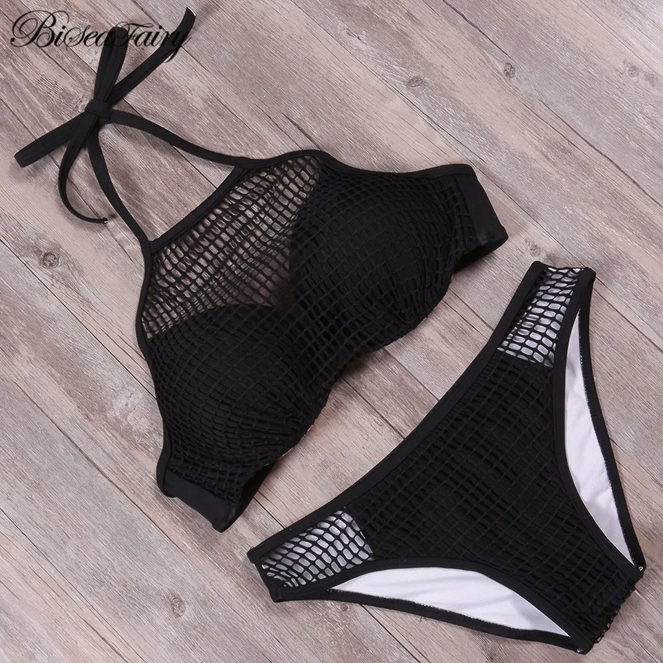 

Biseafairy Newest Sexy Push Up Solid Bikinis Women Swimwear 2019 Low Waist Swimsuit Plus Size Bathing Suits Brazilian Biquni