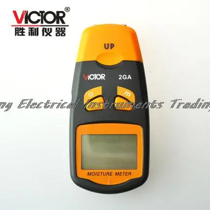 Fast arrival LCD Intelligent wood Moisture Tester meter VICTOR 2GA victor 2gc vc2gc lcd grain moisture meter tester