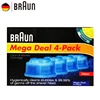 Бритвенный картридж Braun Clean & Refresh с автоматическим очищающим центром очищает зубцы и микробов от головки бритвы ► Фото 2/6