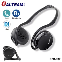 Portable Foldable Stereo Neckband Sport NFC Bluetooth Wireless Headphone Headset with Microphone for Mobile Phones Running Sport