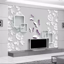 Fashion Peony Butterfly TV Background Wall Professional Making Mural Wallpaper Wholesale Custom Poster Photo Wall Fashion Peony Butterfly TV Background Wall Professional Making Mural Wallpaper Wholesale Custom Poster Photo Wall