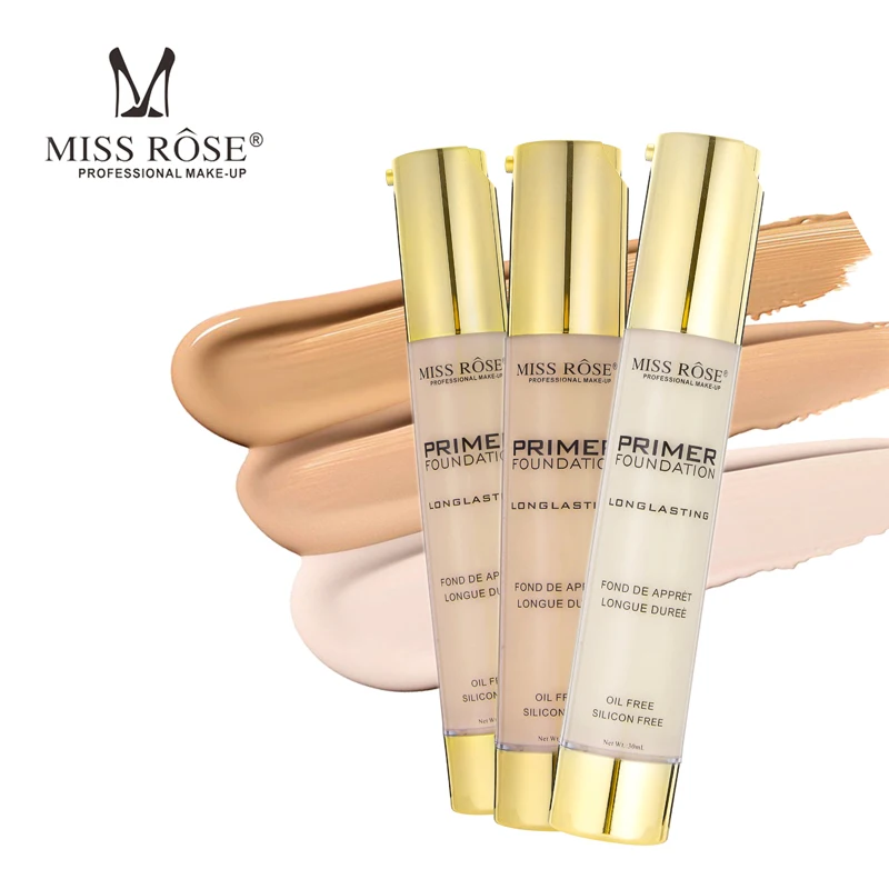 Buy Miss Rose Primer Foundation Cream Waterproof Long