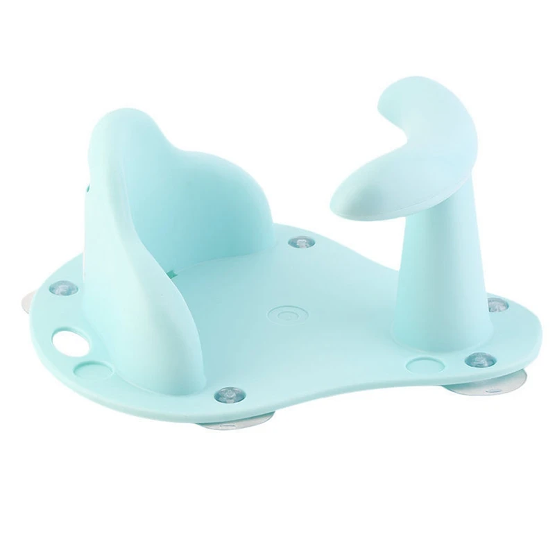 Детское кресло для ванны с кольцом, детское нескользящее безопасное кресло для малышей - Цвет: Blue