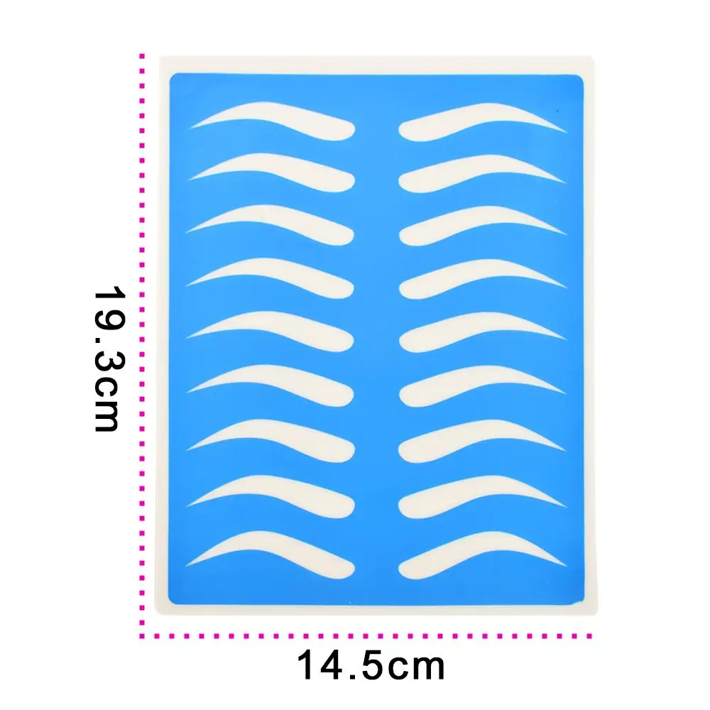 

High quality 1pc Eyebrow Tattoo Practice Skin Permanent Makeup Eye Brow Microblading Tattooing Fake Skin Accessories For Beginne