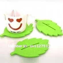 20 шт./лот Творческий войлочная ткань с рисунком милого мишки теплоизоляция дома каботажное судно оптом подстаканники