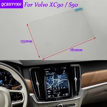 Автомобиль Стикеры 8,4 InchGPS навигации Экран Стекло Защитная пленка для Volvo XC90 S90 аксессуары Управление из ЖК-дисплей Экран стайлинга автомобилей