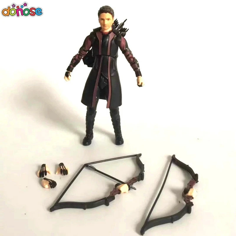 Мстители Hawkeye Капитан Америка Гражданская война ПВХ фигурка модель игрушки куклы