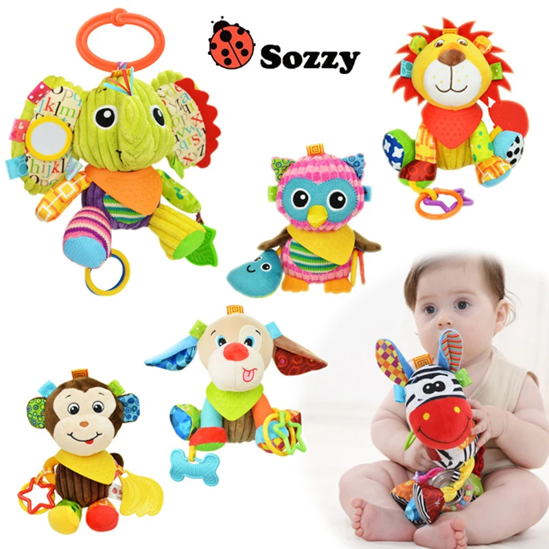 

Authorized genuine SOZZY 7 design multi-function baby rattle bell baby crib baby carriage hanging toy