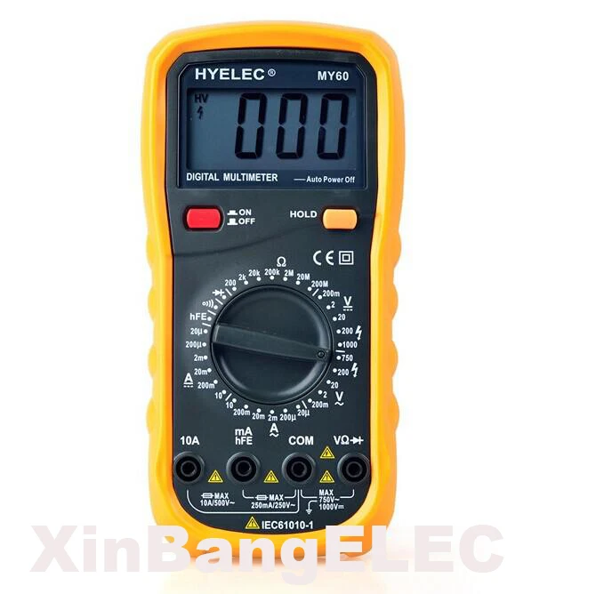 

Digital Multimeter AC/DC Current Voltage Resistance Tester Professional Ammeter Multitester