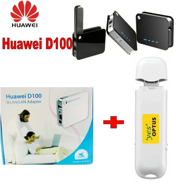 $US $39.60  Huawei D100 Wireless Router Surf Station + HUAWEI E169 HSUPA 7.2Mbps 3G usb modem