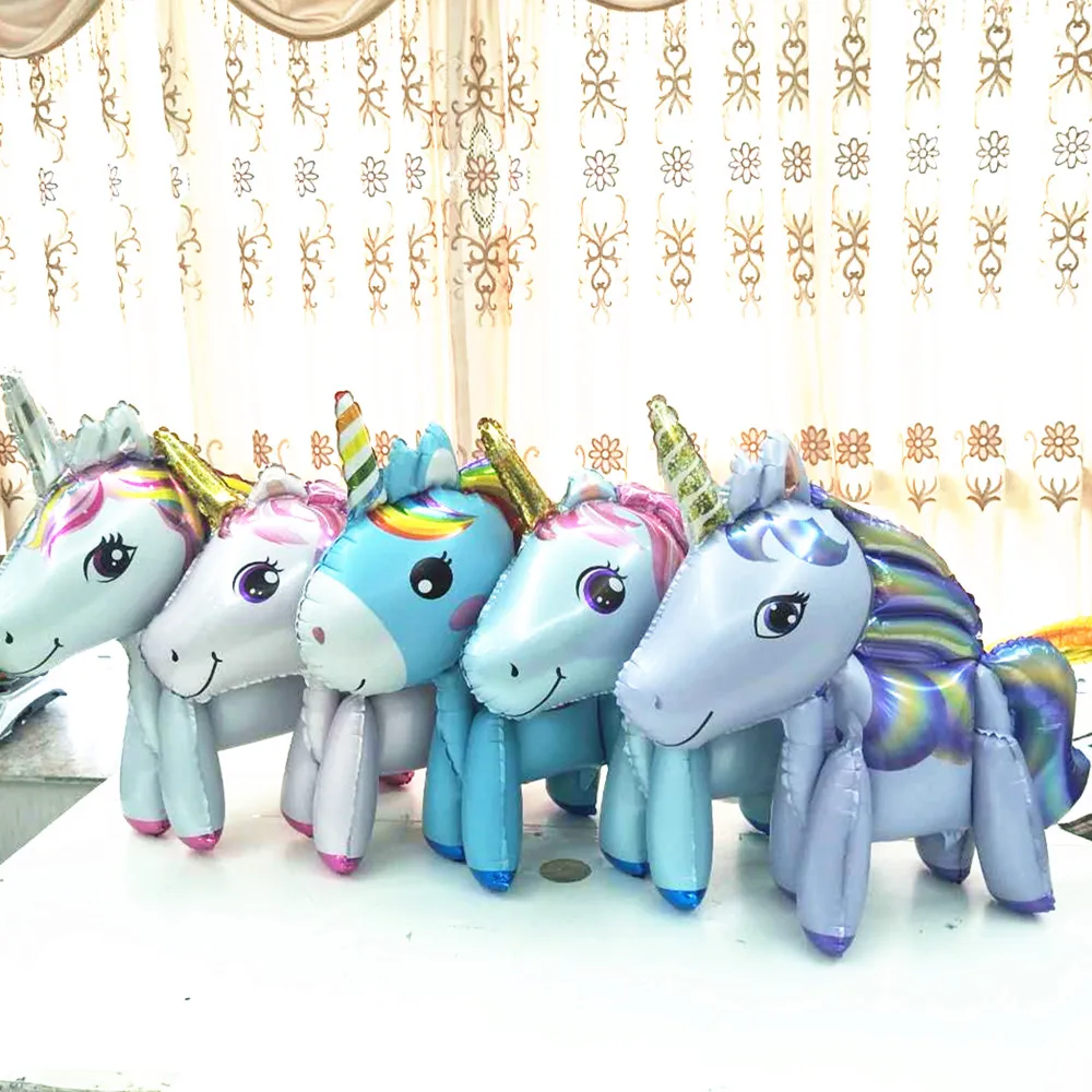 

Unicorn Party Balloons Unicornio Birthday Party Decorations Kids Adult Air Balloon Boy Girl Gender Reveal BabyShower Party Decor