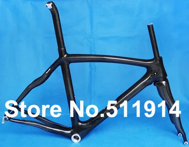 Flash Deal FR-308 full carbon 3k glossy road bike bicycle frame ,fork  , seatpost , clamp , headset : 50cm , 54cm , 56cm 0