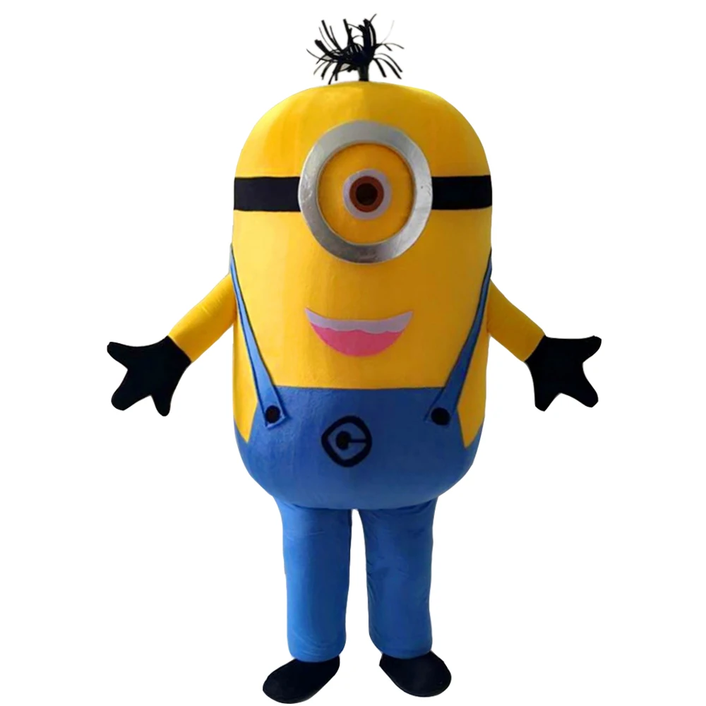 

cosplay costumes Minion Mascot Costumes Fancy Dress Outfit Adult despicable mascot costume Xmas Gift
