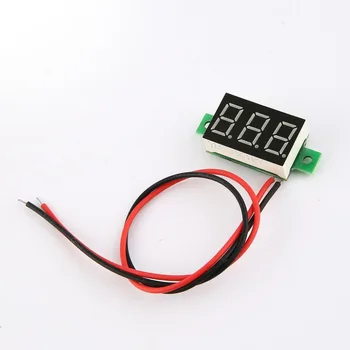 

4PCS DC 2.5-30V LED Digital Display Panel Voltmeter Electric Voltage Meter Volt Tester for Auto Car Motorcycle Battery Cart