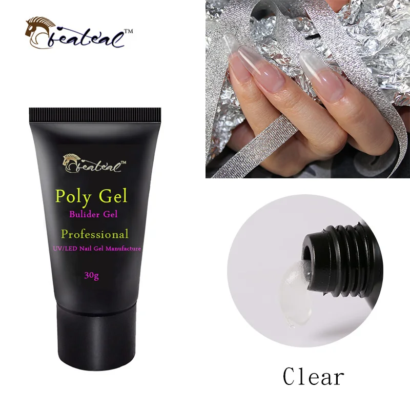 Poly Gel Slip Solution Crystal Gel 30g Finger Extension Polygel Nail