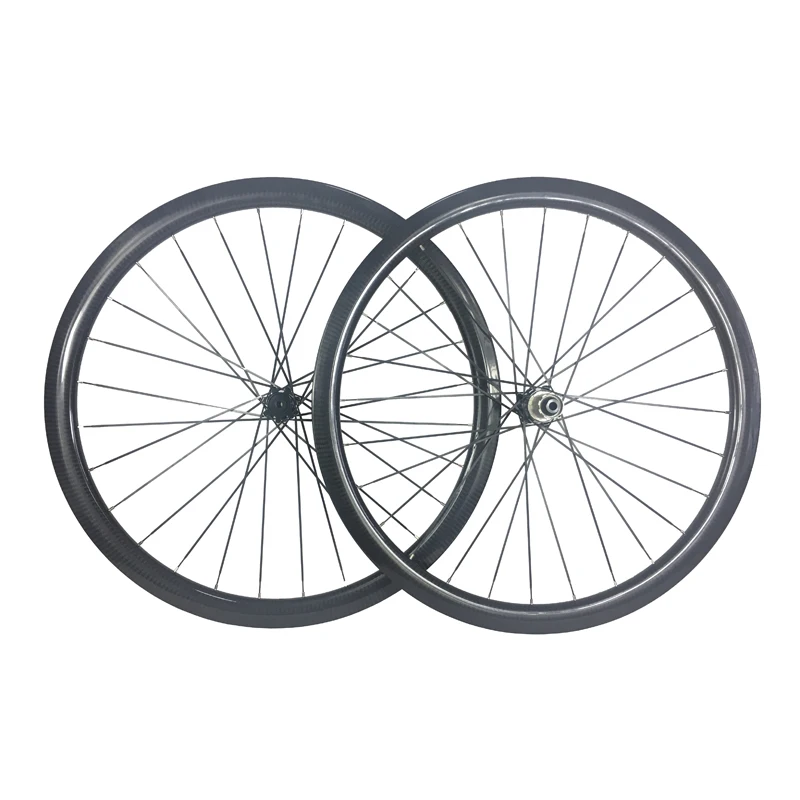 

700C 38mm tubeless road disc bicycle carbon wheelset outter width 25mm cyclo-cross race road disc bike wheels Powerway CT31
