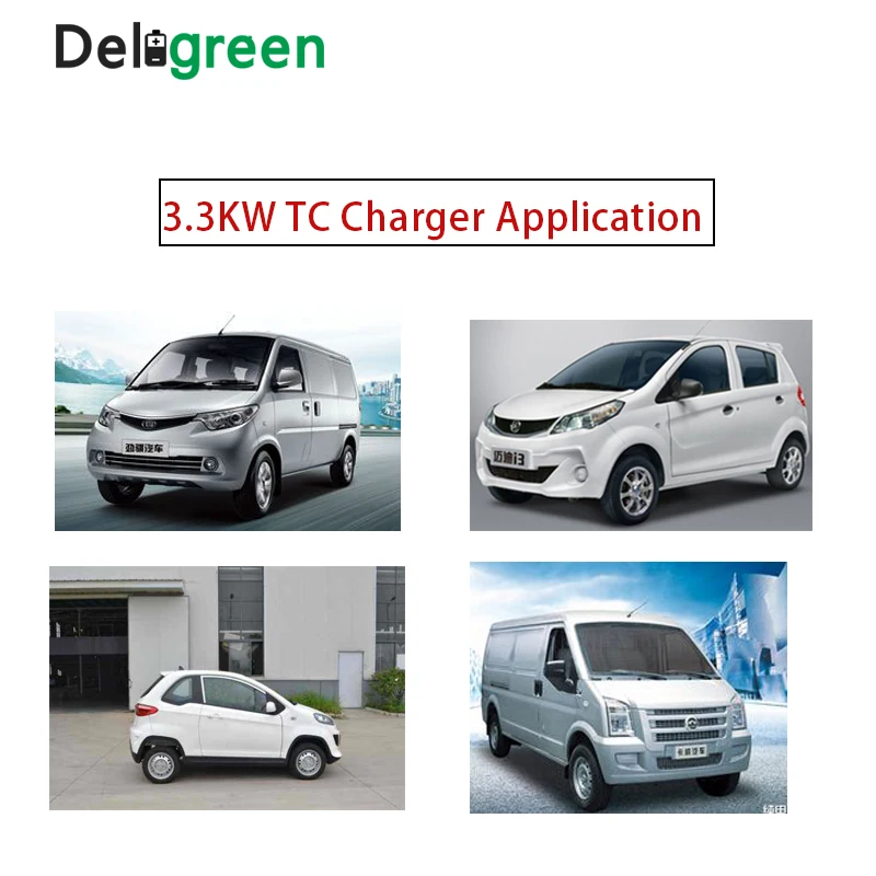 Smart 3.3KW Elcon TC OFB EV LiFepo4 Li ion Car