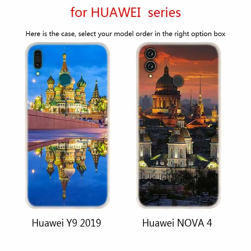 Чехол с изображением русского замка мягкие силиконовые чехлы для Huawei Mate 10 Lite 20 Pro